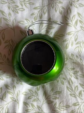 Y2K Green Holiday Photo Frame Ornament